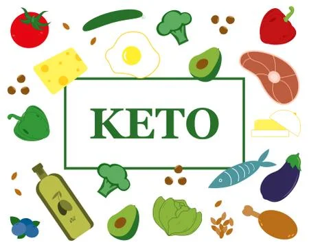 Keto background 2 Stock Illustration