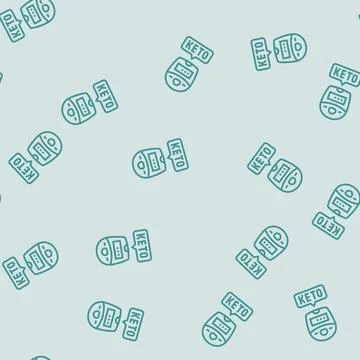 Ketone meter device line seamless pattern Illustrazione stock
