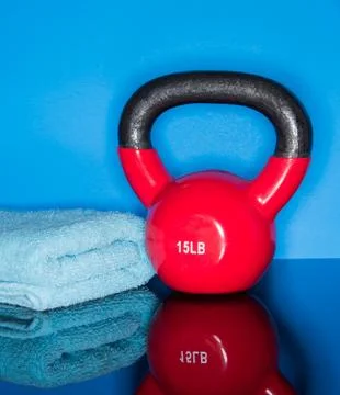 Kettle Ball Workout Stock Photos