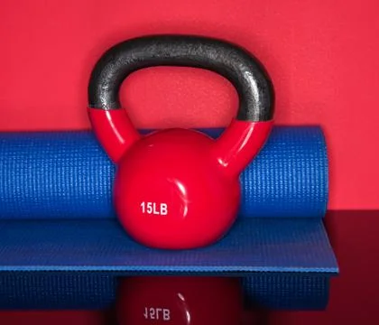 Kettle Ball Workout Stock Photos