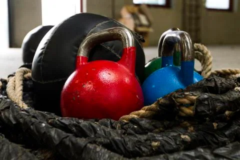 Kettle bells Stock-Fotos