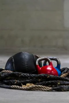 Kettle bells Stock Photos