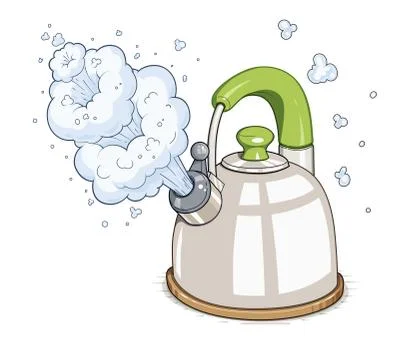 Kettle boil vector vector illustration Stock-Illustration