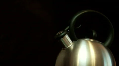 Kettle Boiling Stock Footage 605787