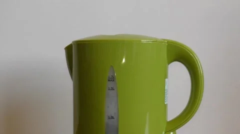 Kettle with boiling water Stock Footage 45976638