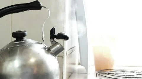 Kettle boils Stock Footage 10798534
