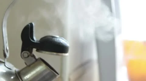 Kettle boils Stock Footage 10798544