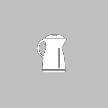 Kettle computer symbol Stock Illustration