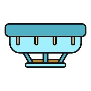 Kettle drum timpani percussion instrument music icon Stock Illustration