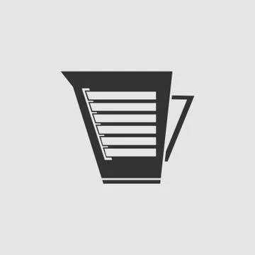 Kettle icon flat. Stock Illustration