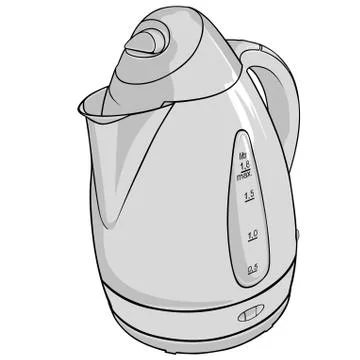 Kettle Stock Illustration