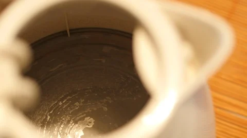 Kettle with Limescale. Stock Footage 122083111