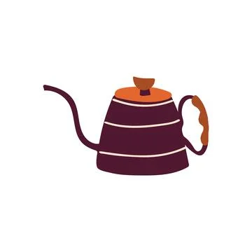 Kettle in modern style Stock Illustration
