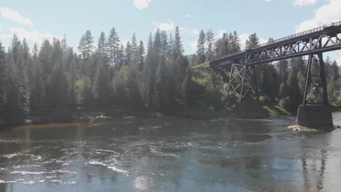 Kettle River Flyover Video stock 138069193