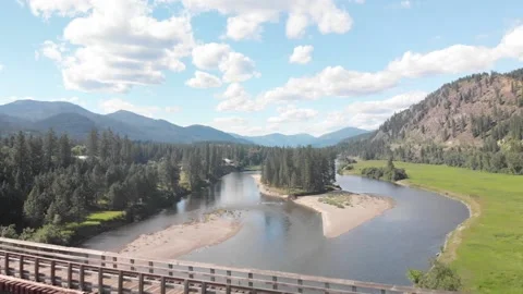 Kettle River Flyover Video stock 138069207