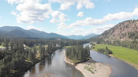 Kettle River Flyover Video stock 138069261