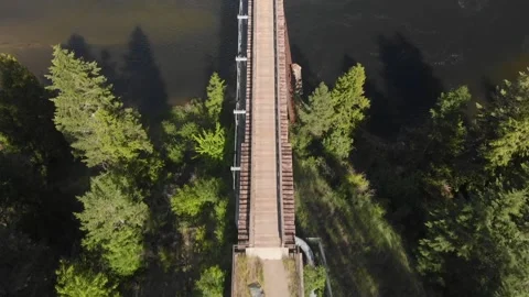 Kettle River Flyover Video stock 138069759