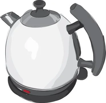 Kettle Sketch Stock Illustration