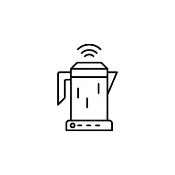 Kettle smart icon. Element of future technology icon for mobile concept and web Stock Illustration
