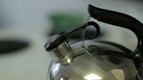 Kettle steam whistle. Video stock 48146892