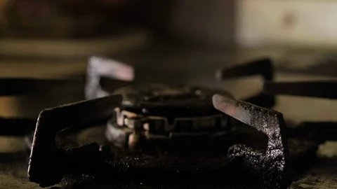 Kettle On Stove Stock Footage 108692885