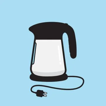 Kettle vector cartoon design. Stock Illustration