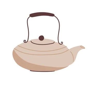 Kettle. Vector illustration , flat Stock Illustration