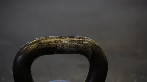 Kettlebell close up cut in Stock Footage 89632959