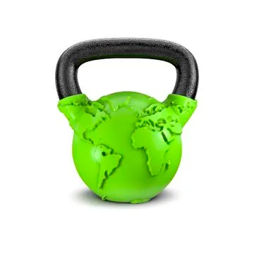 Kettlebell Earth イラスト素材