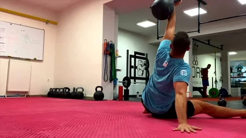 Kettlebell Stock Footage 166077281