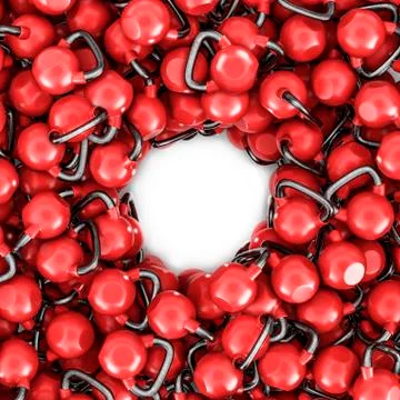 Kettlebell frame Illustrazione stock