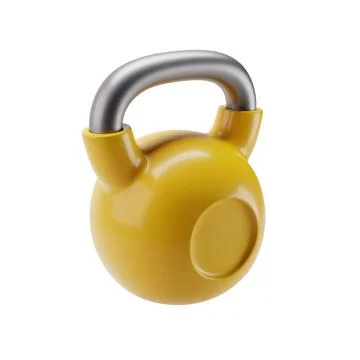 Kettlebell with handle Stock Illustration
