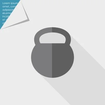 Kettlebell icon Stock Illustration
