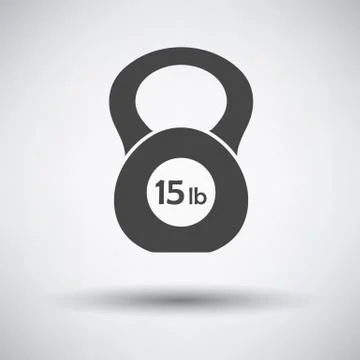Kettlebell icon Stock Illustration