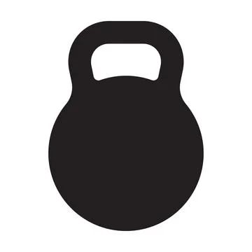 Kettlebell icon vector for graphic design, logo, website, social media, mobil Stock Illustration