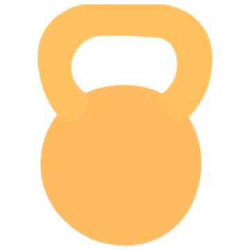 Kettlebell icon on a white background. Vector illustration Stock Illustration