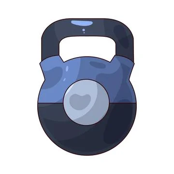 Kettlebell illustration Illustration