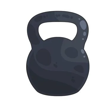 Kettlebell illustration Stock Illustration
