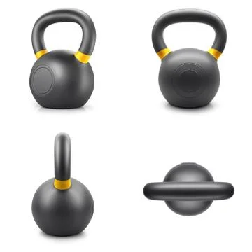 Kettlebell set Stock Illustration