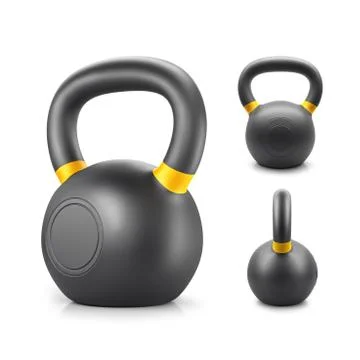 Kettlebell set Stock Illustration