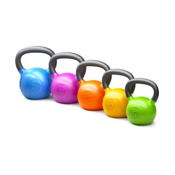 Kettlebell set Stock Illustration