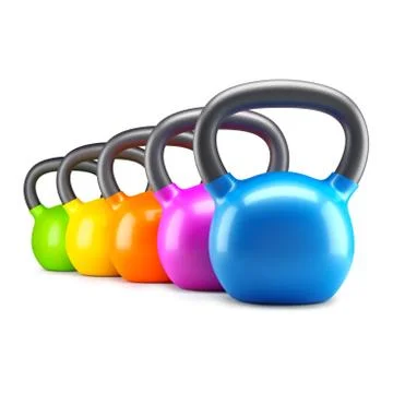 Kettlebell set Stock Illustration