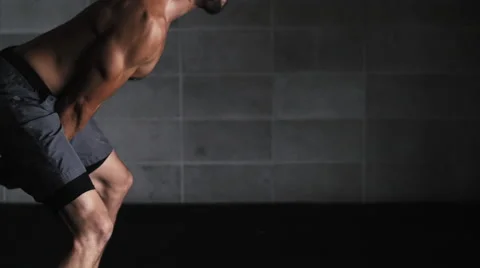Kettlebell Swings Stock Footage 42244595