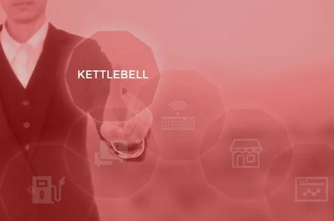 KETTLEBELL - technology and business concept Stock Photos