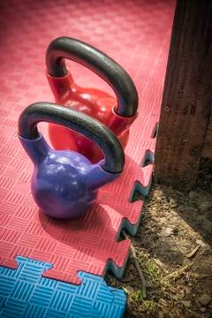 Kettlebell Weights Stock Photos