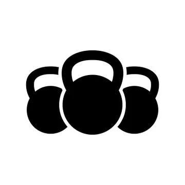 Kettlebells Logo 2 Stock Illustration