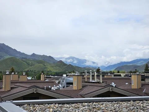 Ketuchum Skyline clouds Stock Photos