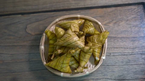 Ketupat Stock Footage 130016822