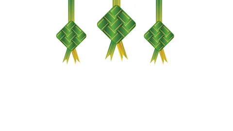 Ketupat Stock Footage 329782604