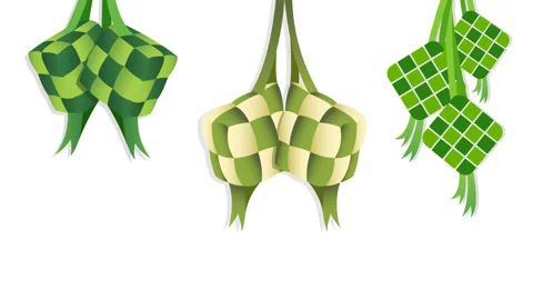 Ketupat Stock Footage 329782703